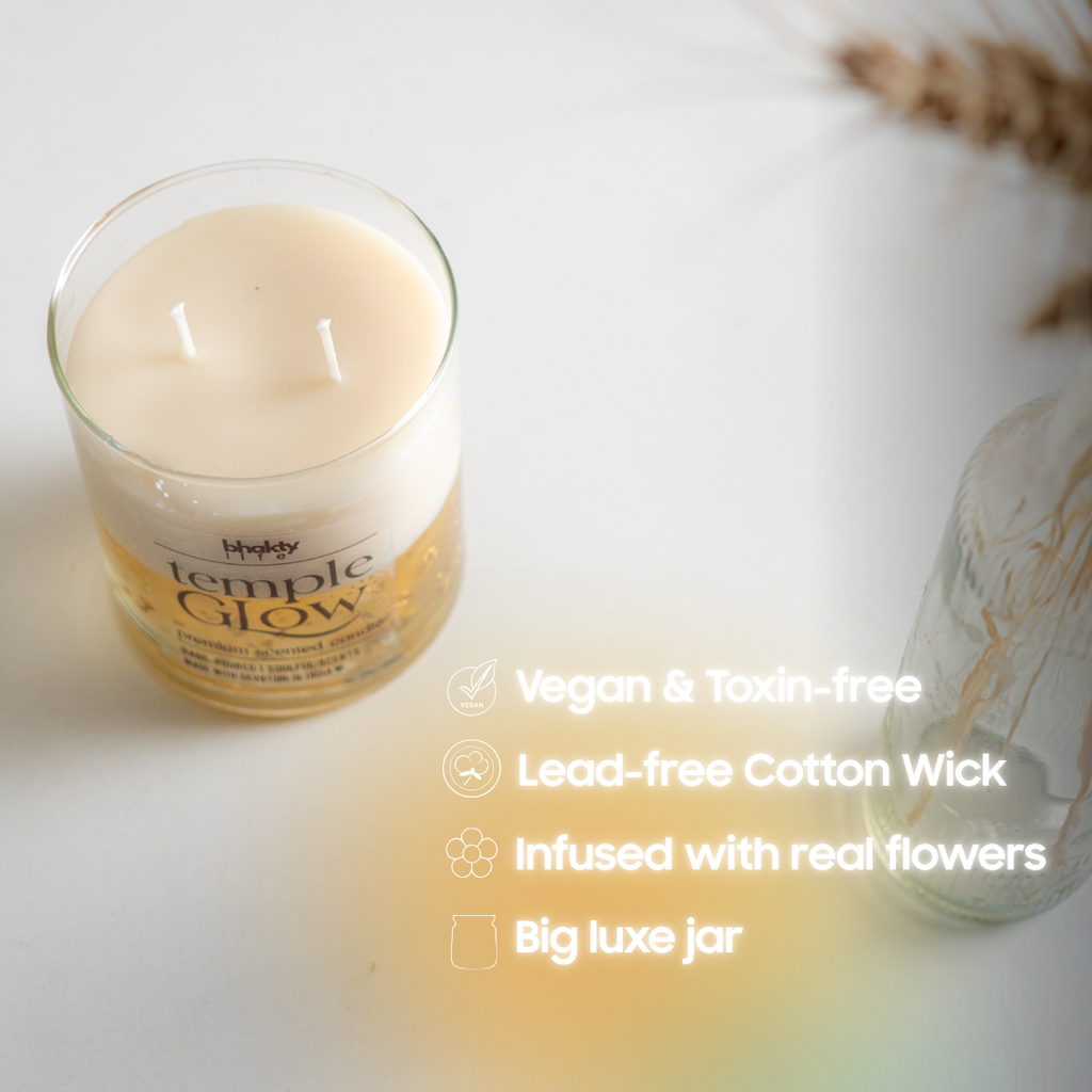 Temple Glow. Scented Candle bhakty.store