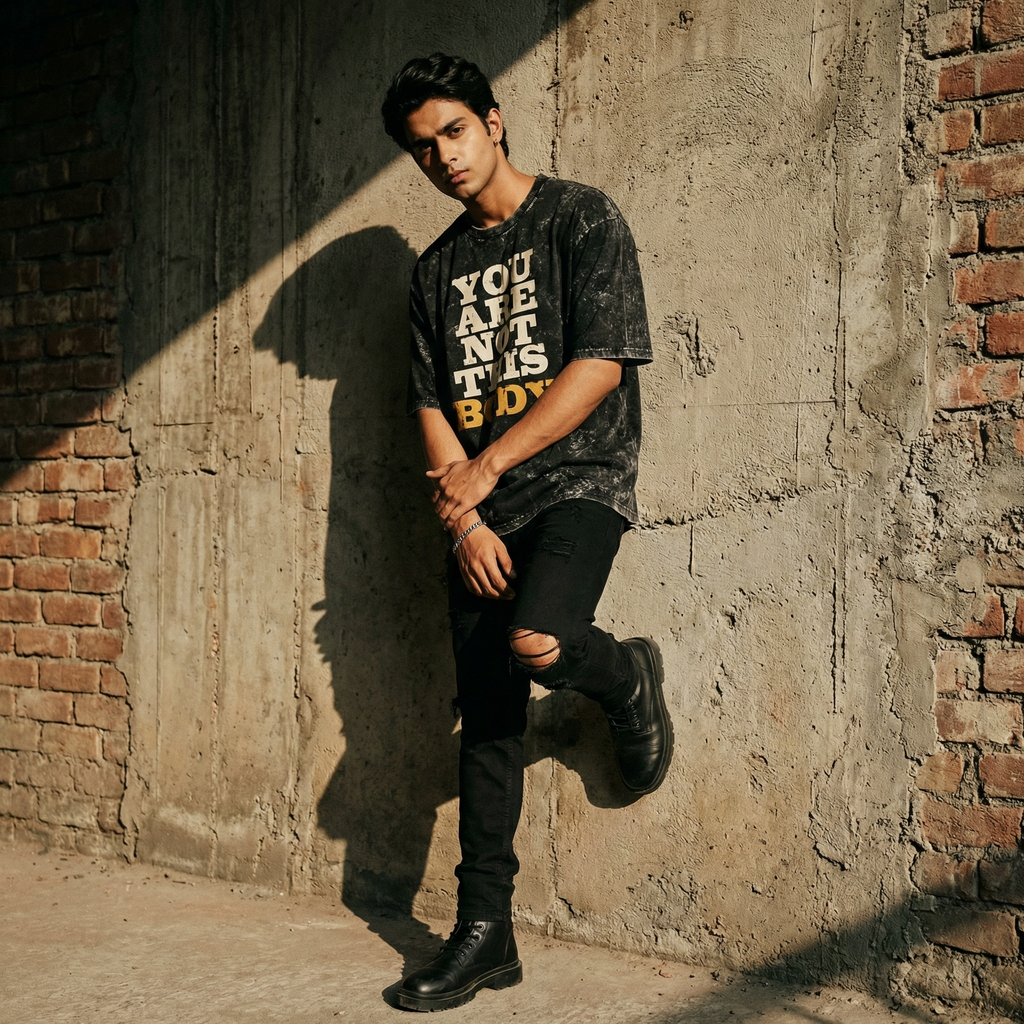 Body. II Oversized T-Shirt bhakty.store