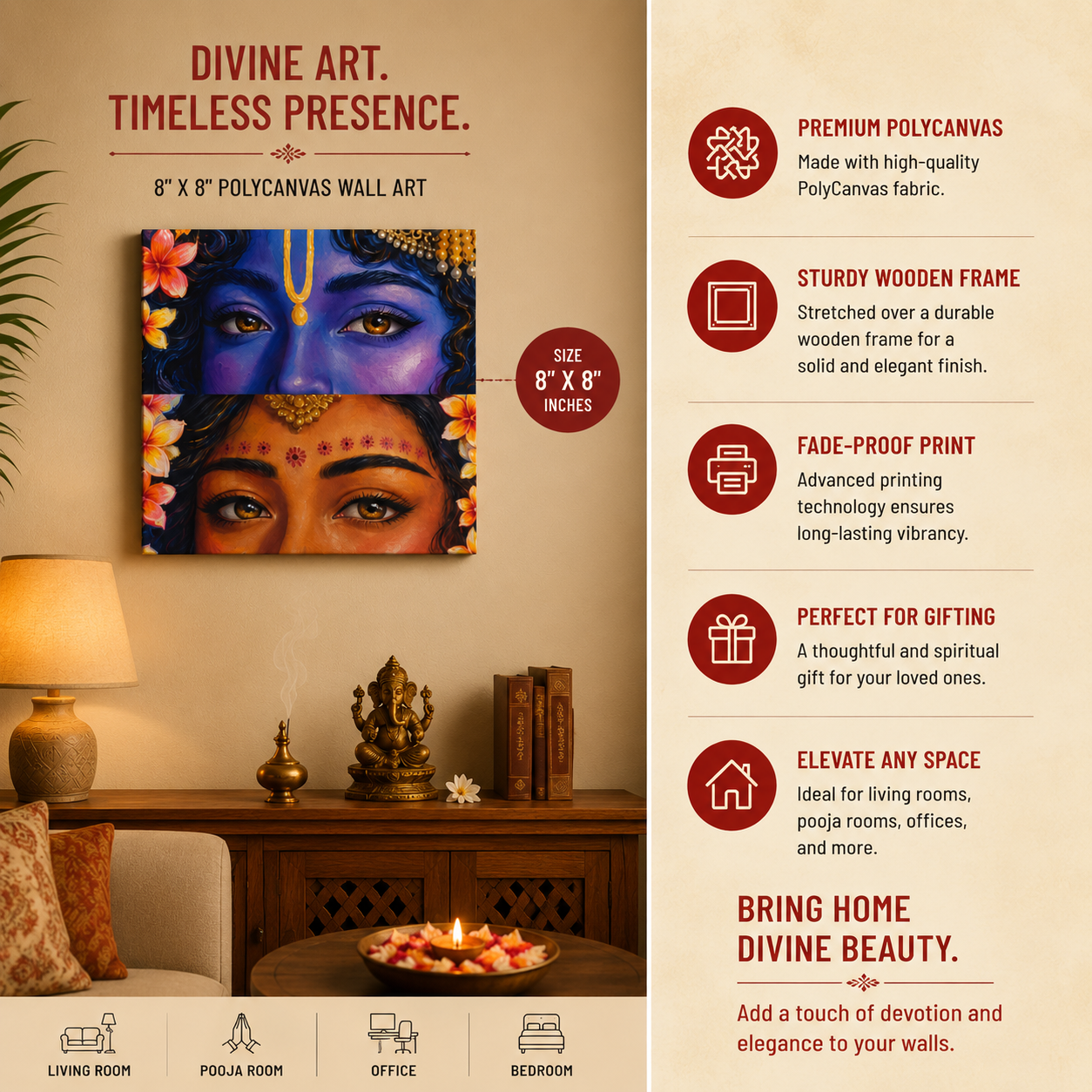 Alluring Eyes Canvas bhakty.life