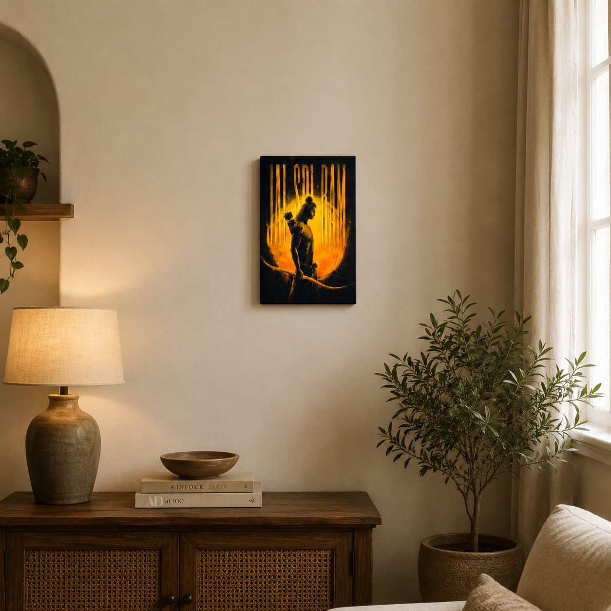 Sri Ram Elegance - Canvas bhakty.life