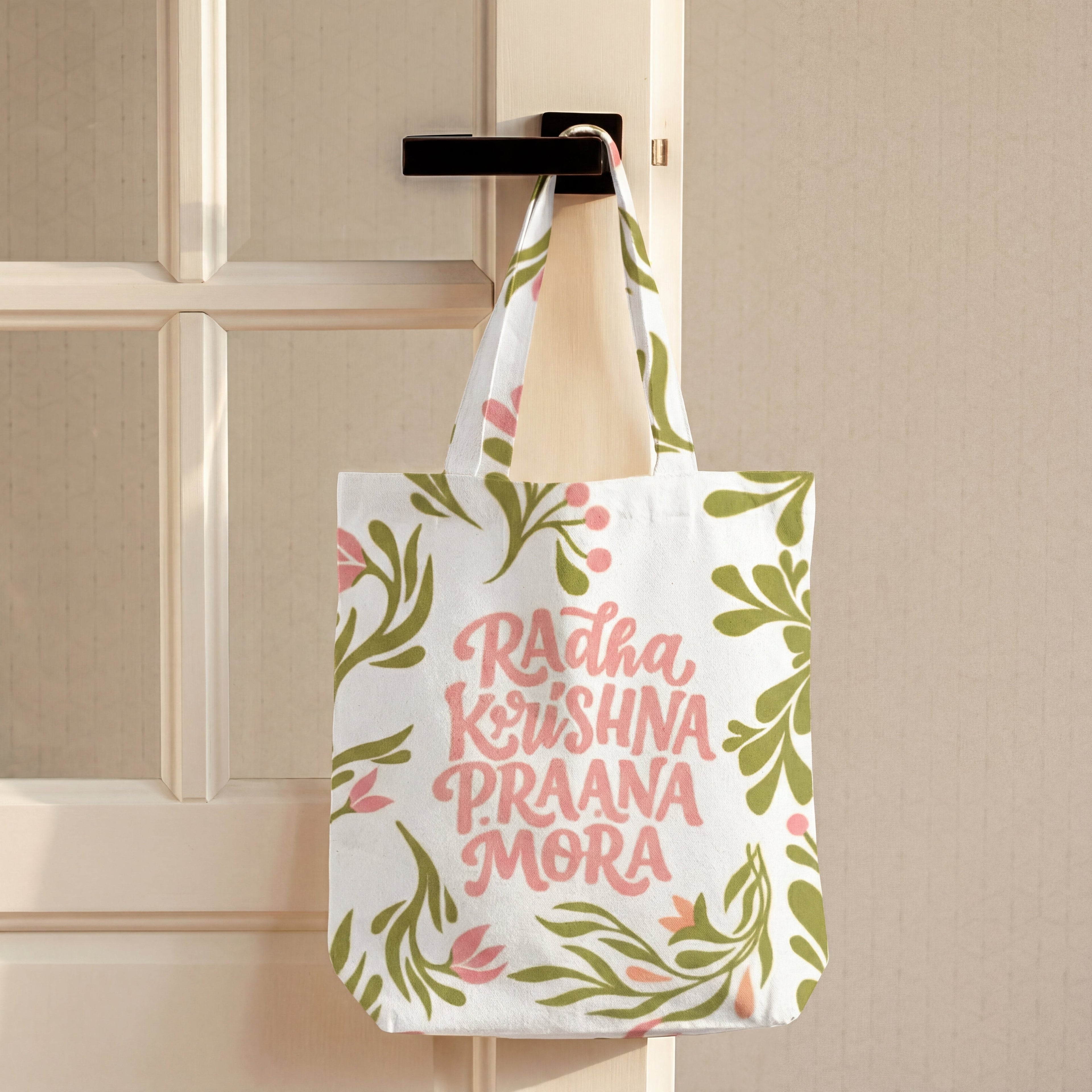 Unisex AOP Tote bag Zipper. Small bhakty.store