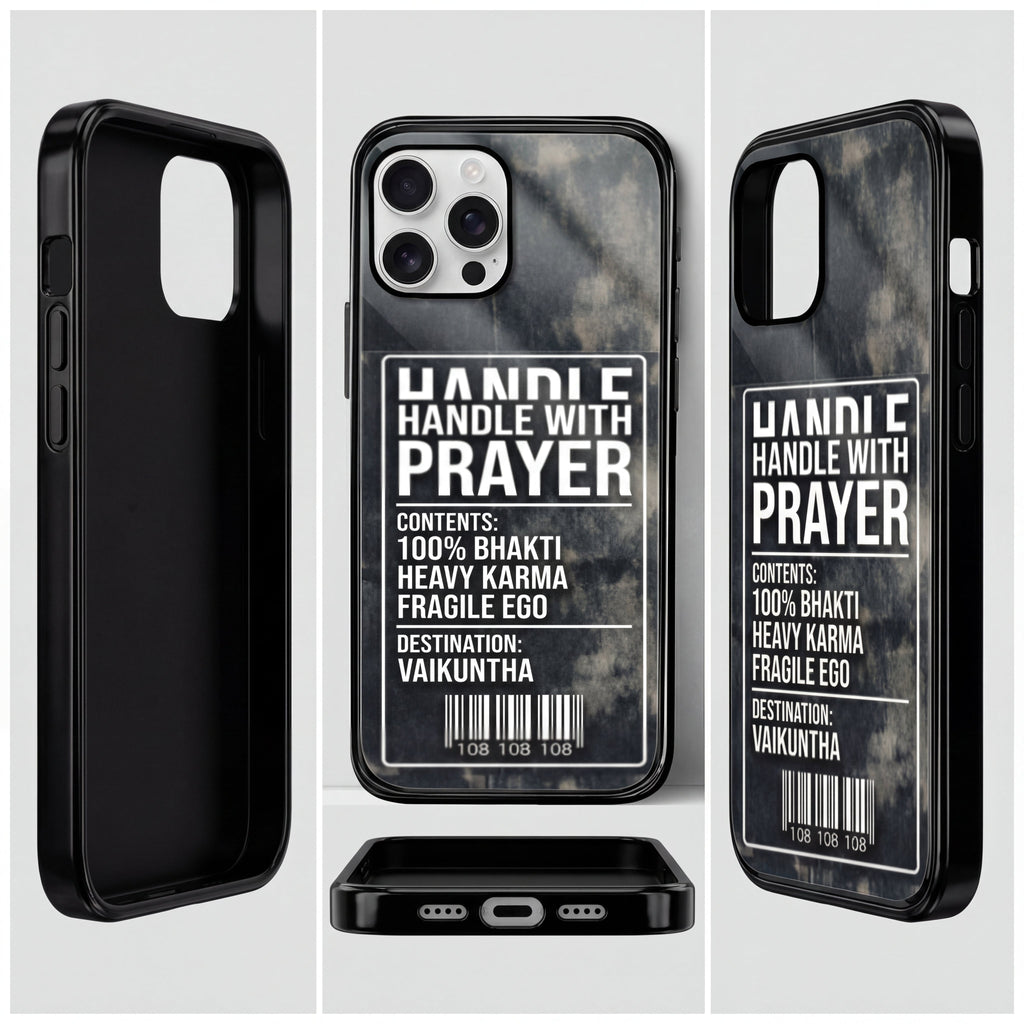 Handle With Prayer. iPhone Glass TPU Case bhakty.store