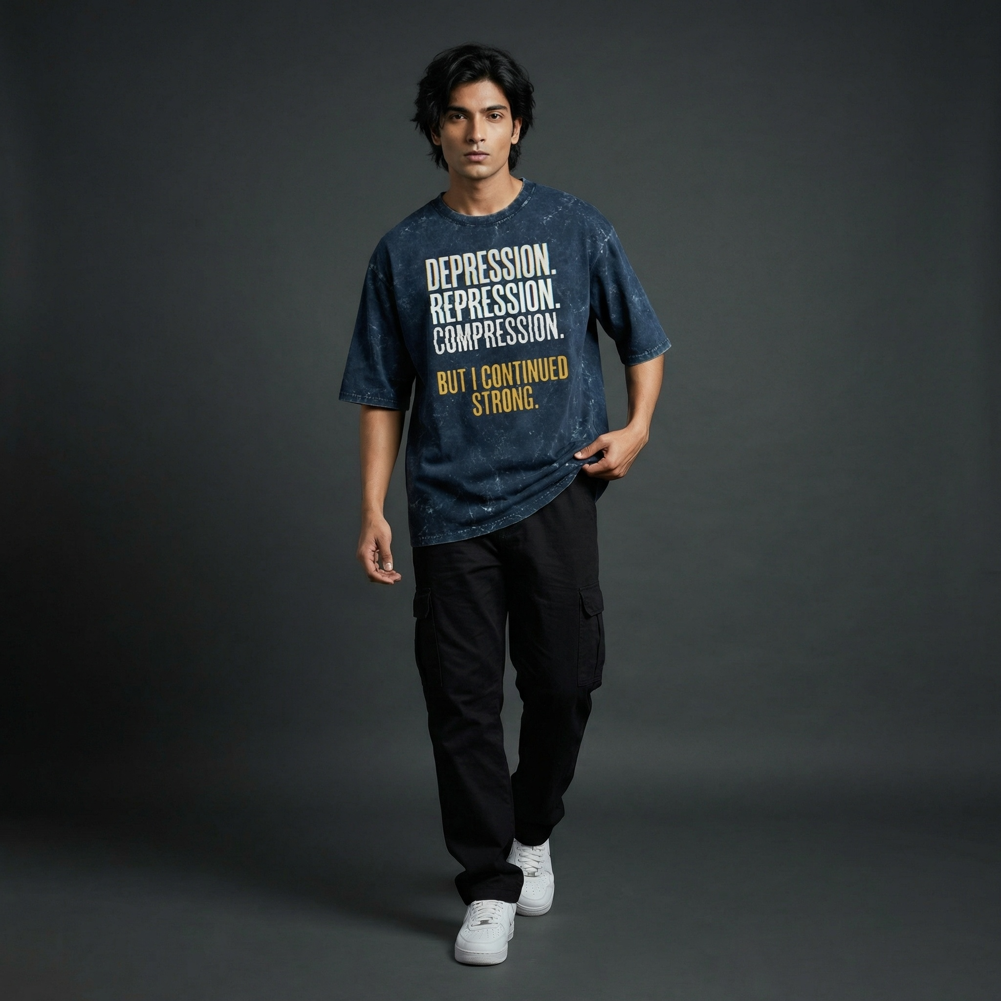 Strong. Oversized T-shirt bhakty.store