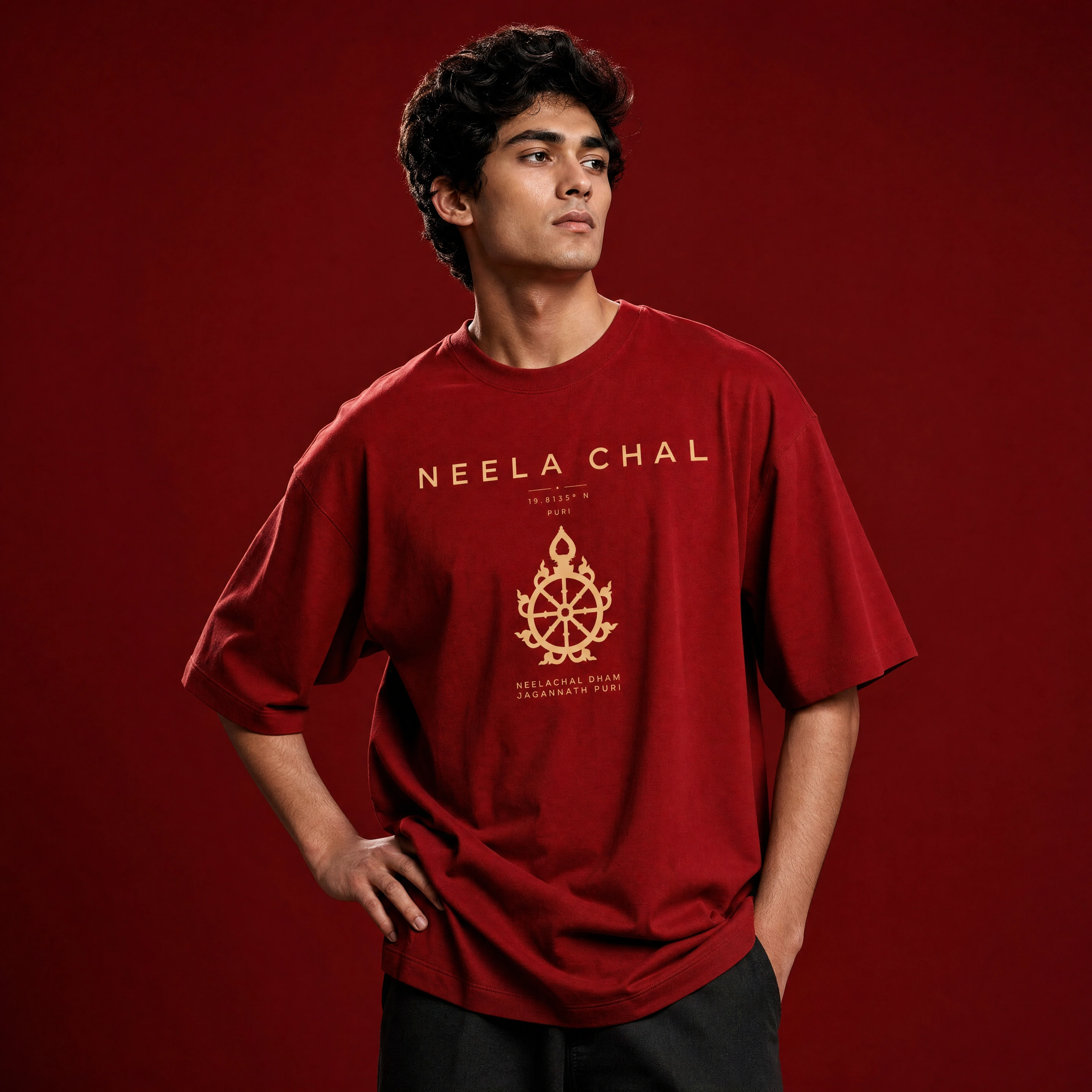 Neelachal. Oversized T-shirt bhakty.store