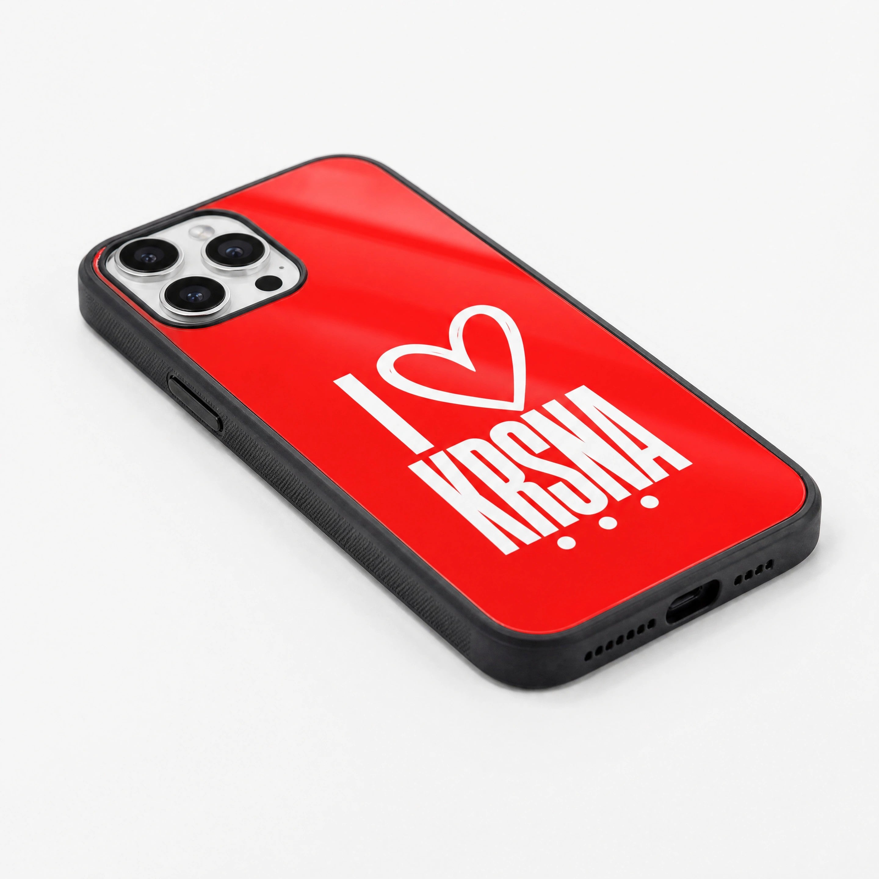 Love KRSNA - iPhone Glass Case bhakty.life