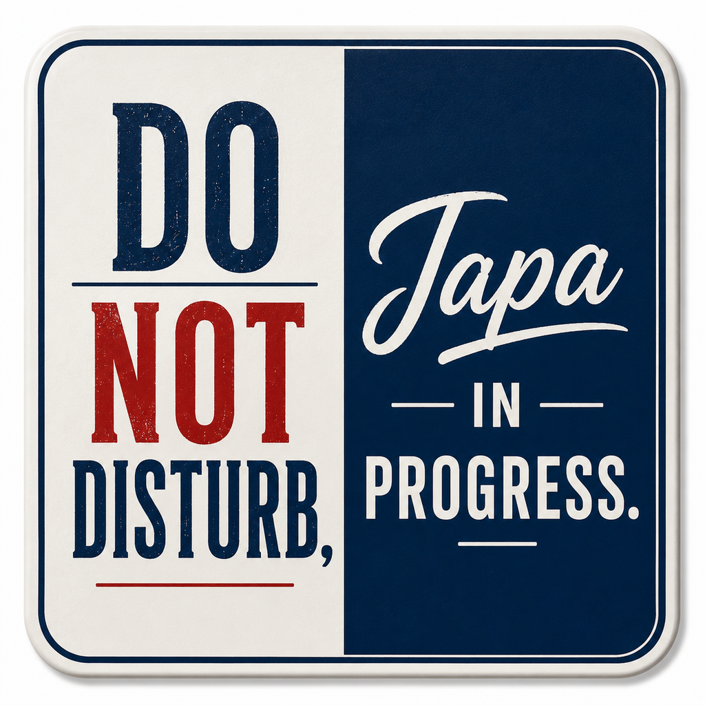 Japa in Progress - Fridge Magnet bhakty.life