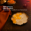Gaurangi Gulab Yellow Rose Urli Candle – Radiant Floral Scented Candle for Puja & Festive Décor bhakty.store