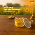 Premium Glass Jar Scented Candle with Lid (Venu Ras) – 60ml Premium Festive Edition bhakty.store